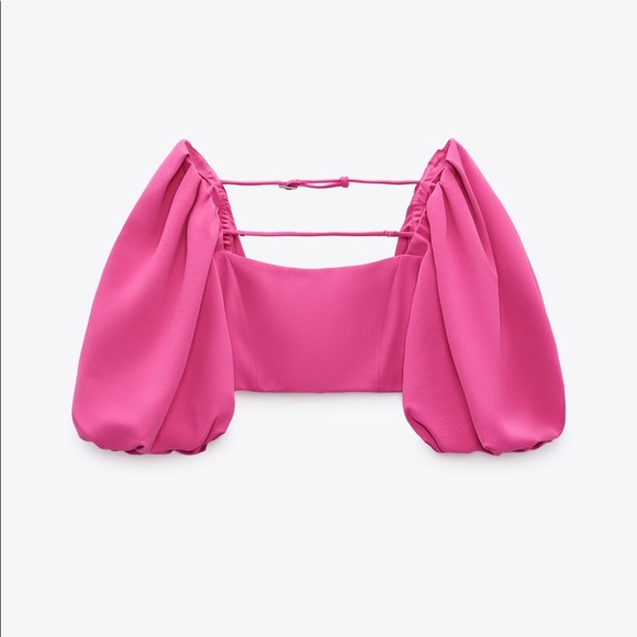 Zara Tops - Zara Crop Balloon Top